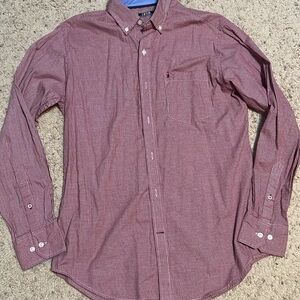 Etro Burgundy Button Down Shirt